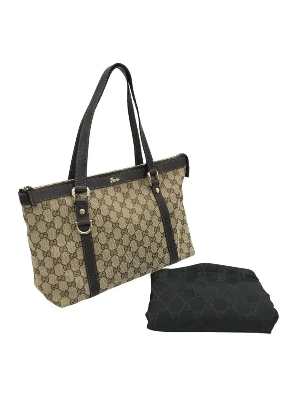 Gucci Tote Bag GG Brown Beige